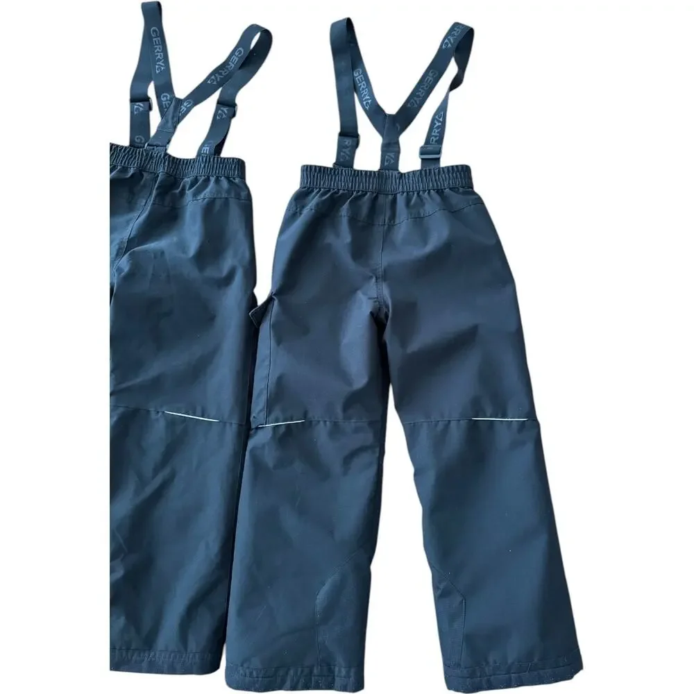 Gerry performance snow ski snowboard pants removable suspenders black 10-12